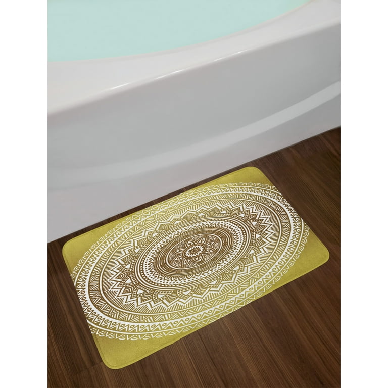 Golden Black Mandala Hippie Bathmat Rugs Round Mat Rug Non-slip Bedroom Floor Golden Black Mandala Hippie Bathmat Rugs Round Mat Rug Non-slip Bedroom Floor